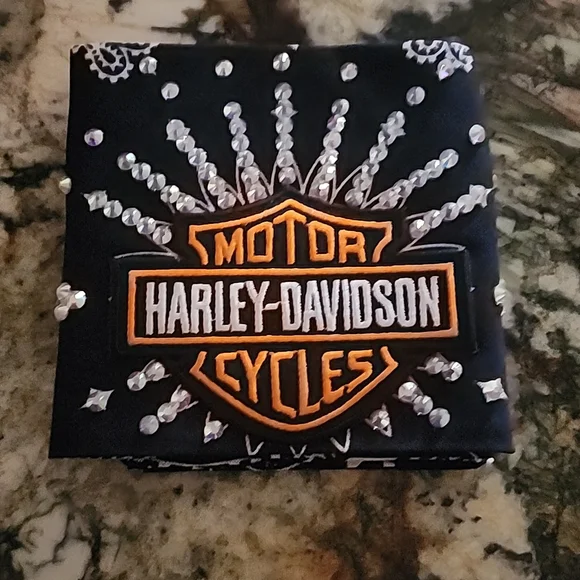 Harley Davison BLINGEAUTIFUL Bandana Harley-davidson Vintage Bandana - Etsy main image 4